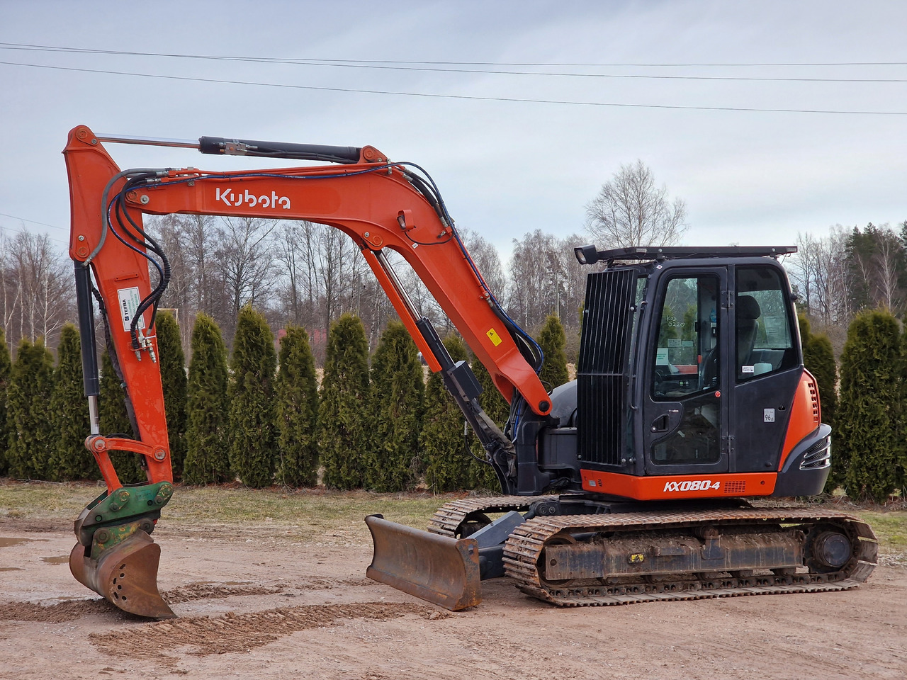 KUBOTA KX080-4. Metal tracks. - Mini bager: slika KUBOTA KX080-4. Metal tracks. - Mini bager KUBOTA KX080-4. Metal tracks. - Mini bager: slika KUBOTA KX080-4. Metal tracks. - Mini bager