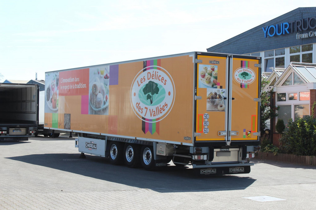 Poluprikolica hladnjača Chereau CV 1550 Strom 2,65h TW SAF Palletenkasten FRC: slika Poluprikolica hladnjača Chereau CV 1550 Strom 2,65h TW SAF Palletenkasten FRC