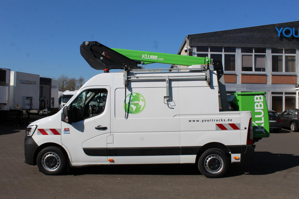 Podizna platforma montirana na kamion Renault Master 145 E6  Klubb KL-26  12m  Kamera Klima AHK: slika Podizna platforma montirana na kamion Renault Master 145 E6  Klubb KL-26  12m  Kamera Klima AHK