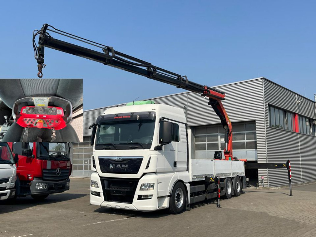 MAN TG-X 26.480 6x2 Pritsche Heckkran Palfinger 24001 - Kamion s otvorenim sandukom, Kamion s kranom: slika MAN TG-X 26.480 6x2 Pritsche Heckkran Palfinger 24001 - Kamion s otvorenim sandukom, Kamion s kranom MAN TG-X 26.480 6x2 Pritsche Heckkran Palfinger 24001 - Kamion s otvorenim sandukom, Kamion s kranom: slika MAN TG-X 26.480 6x2 Pritsche Heckkran Palfinger 24001 - Kamion s otvorenim sandukom, Kamion s kranom