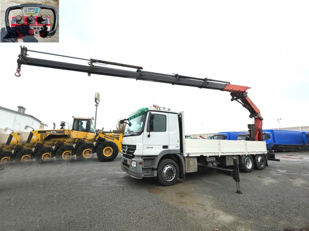 MERCEDES-BENZ Actros 2546 L 6x2  Pritsche Heckkran Palfinger PK 44.002+Winde - Kamion s otvorenim sandukom, Kamion s kranom: slika MERCEDES-BENZ Actros 2546 L 6x2  Pritsche Heckkran Palfinger PK 44.002+Winde - Kamion s otvorenim sandukom, Kamion s kranom MERCEDES-BENZ Actros 2546 L 6x2  Pritsche Heckkran Palfinger PK 44.002+Winde - Kamion s otvorenim sandukom, Kamion s kranom: slika MERCEDES-BENZ Actros 2546 L 6x2  Pritsche Heckkran Palfinger PK 44.002+Winde - Kamion s otvorenim sandukom, Kamion s kranom