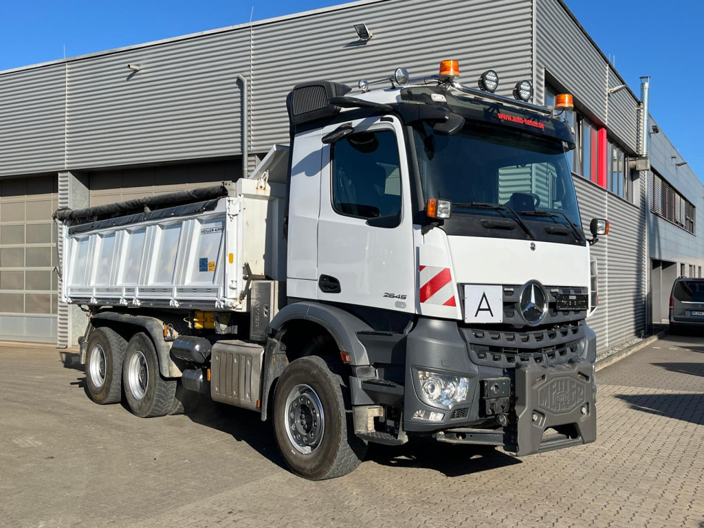 MERCEDES-BENZ Arocs 2645 K 6x4 3-Achs Kipper gr. Meiller Bordmatik 2 Stempel - Kiper: slika MERCEDES-BENZ Arocs 2645 K 6x4 3-Achs Kipper gr. Meiller Bordmatik 2 Stempel - Kiper MERCEDES-BENZ Arocs 2645 K 6x4 3-Achs Kipper gr. Meiller Bordmatik 2 Stempel - Kiper: slika MERCEDES-BENZ Arocs 2645 K 6x4 3-Achs Kipper gr. Meiller Bordmatik 2 Stempel - Kiper