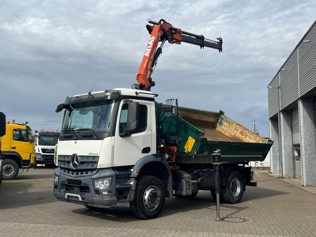 Mercedes-Benz Arocs 1835 K 2-Achs Kipper Kran Atlas 126.3 - Kiper, Kamion s kranom: slika Mercedes-Benz Arocs 1835 K 2-Achs Kipper Kran Atlas 126.3 - Kiper, Kamion s kranom Mercedes-Benz Arocs 1835 K 2-Achs Kipper Kran Atlas 126.3 - Kiper, Kamion s kranom: slika Mercedes-Benz Arocs 1835 K 2-Achs Kipper Kran Atlas 126.3 - Kiper, Kamion s kranom