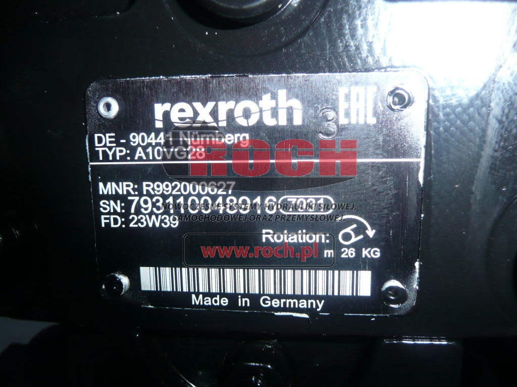REXROTH A10VG28 BOMAG 05800944 - Hidraulična pumpa: slika REXROTH A10VG28 BOMAG 05800944 - Hidraulična pumpa REXROTH A10VG28 BOMAG 05800944 - Hidraulična pumpa: slika REXROTH A10VG28 BOMAG 05800944 - Hidraulična pumpa