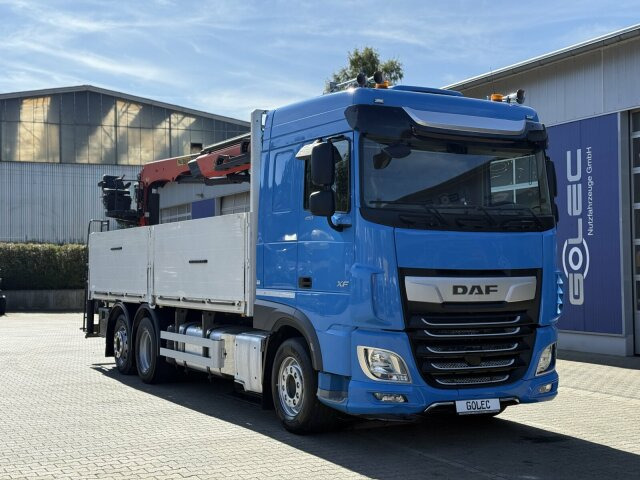 DAF XF 480 Pritsche Kran Plafinger 21000L - Kamion s otvorenim sandukom, Kamion s kranom: slika DAF XF 480 Pritsche Kran Plafinger 21000L - Kamion s otvorenim sandukom, Kamion s kranom DAF XF 480 Pritsche Kran Plafinger 21000L - Kamion s otvorenim sandukom, Kamion s kranom: slika DAF XF 480 Pritsche Kran Plafinger 21000L - Kamion s otvorenim sandukom, Kamion s kranom