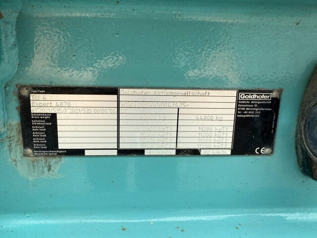 Goldhofer TU 4 EXPERT 4870 Tieflader Anhänger 44,8 T - Prikolica s niskim utovarivačem: slika Goldhofer TU 4 EXPERT 4870 Tieflader Anhänger 44,8 T - Prikolica s niskim utovarivačem Goldhofer TU 4 EXPERT 4870 Tieflader Anhänger 44,8 T - Prikolica s niskim utovarivačem: slika Goldhofer TU 4 EXPERT 4870 Tieflader Anhänger 44,8 T - Prikolica s niskim utovarivačem