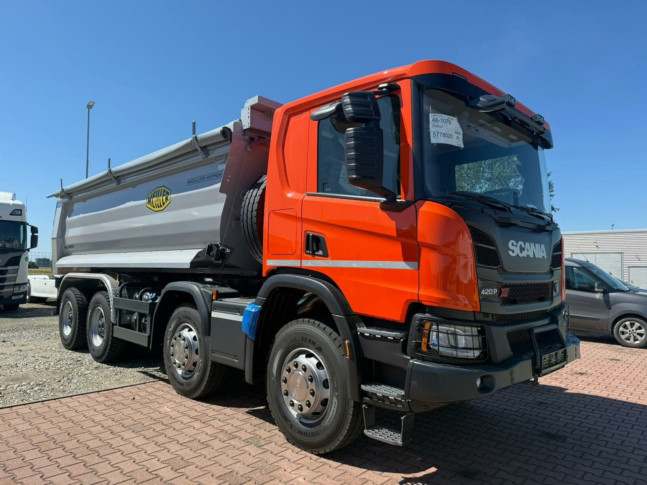 Scania P 420 8x4 Kipper Meiller Euro 6 - Utovarivač s proklizavajućim upravljanjem: slika Scania P 420 8x4 Kipper Meiller Euro 6 - Utovarivač s proklizavajućim upravljanjem Scania P 420 8x4 Kipper Meiller Euro 6 - Utovarivač s proklizavajućim upravljanjem: slika Scania P 420 8x4 Kipper Meiller Euro 6 - Utovarivač s proklizavajućim upravljanjem
