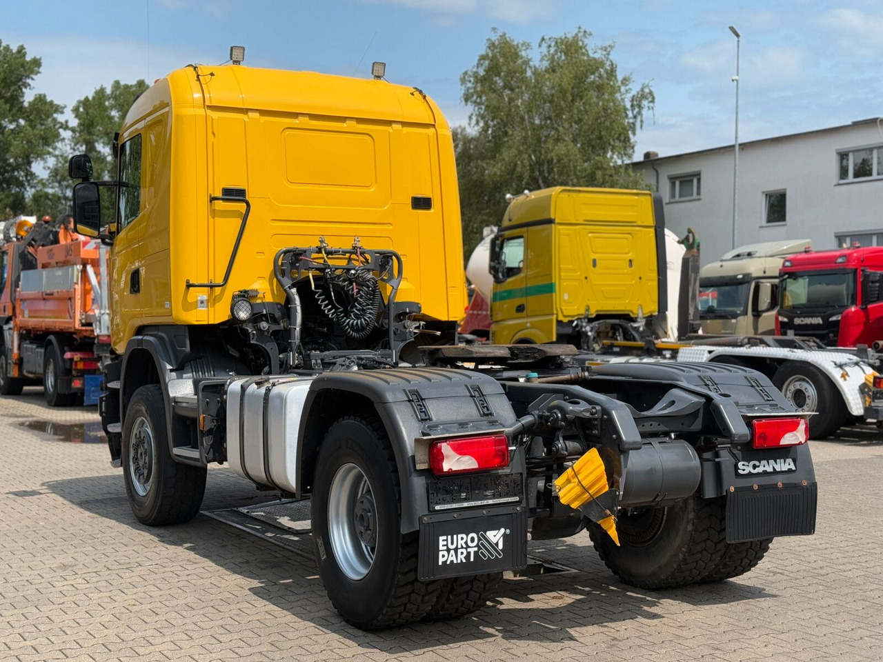 Scania G450 4x4 Euro 6 SZM Kipphydraulik Blatt/ Luft - Tegljač: slika Scania G450 4x4 Euro 6 SZM Kipphydraulik Blatt/ Luft - Tegljač Scania G450 4x4 Euro 6 SZM Kipphydraulik Blatt/ Luft - Tegljač: slika Scania G450 4x4 Euro 6 SZM Kipphydraulik Blatt/ Luft - Tegljač