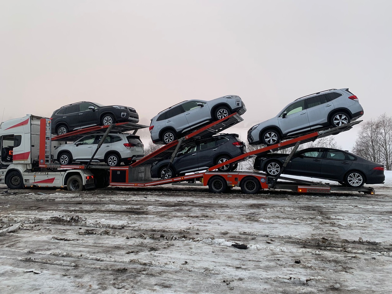Novi Poluprikolica za prijevoz automobila KALEPAR KLP 228V6-6 Loader Autotransporter: slika Novi Poluprikolica za prijevoz automobila KALEPAR KLP 228V6-6 Loader Autotransporter
