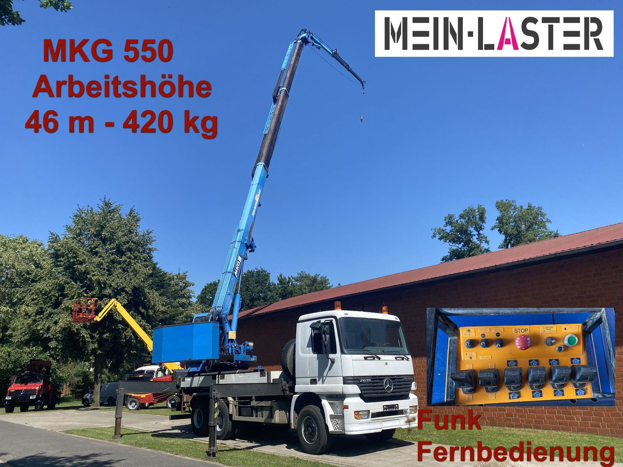 Mercedes-Benz 3335 V6 MKG 550 Ta2-a2 -46m 420 kg Funk - Kamion s kranom: slika Mercedes-Benz 3335 V6 MKG 550 Ta2-a2 -46m 420 kg Funk - Kamion s kranom Mercedes-Benz 3335 V6 MKG 550 Ta2-a2 -46m 420 kg Funk - Kamion s kranom: slika Mercedes-Benz 3335 V6 MKG 550 Ta2-a2 -46m 420 kg Funk - Kamion s kranom