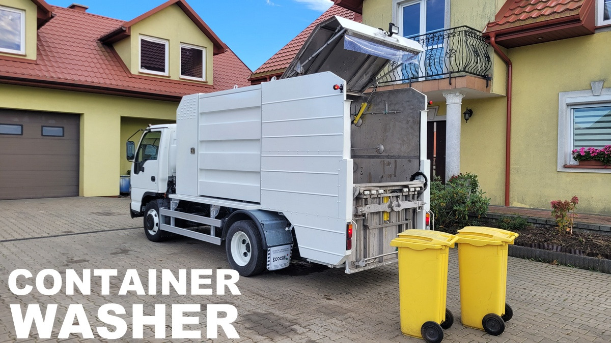 Isuzu NQR75 Container washer laveuse lavacassonetti myjka - Kamion za odvoz smeća: slika Isuzu NQR75 Container washer laveuse lavacassonetti myjka - Kamion za odvoz smeća Isuzu NQR75 Container washer laveuse lavacassonetti myjka - Kamion za odvoz smeća: slika Isuzu NQR75 Container washer laveuse lavacassonetti myjka - Kamion za odvoz smeća