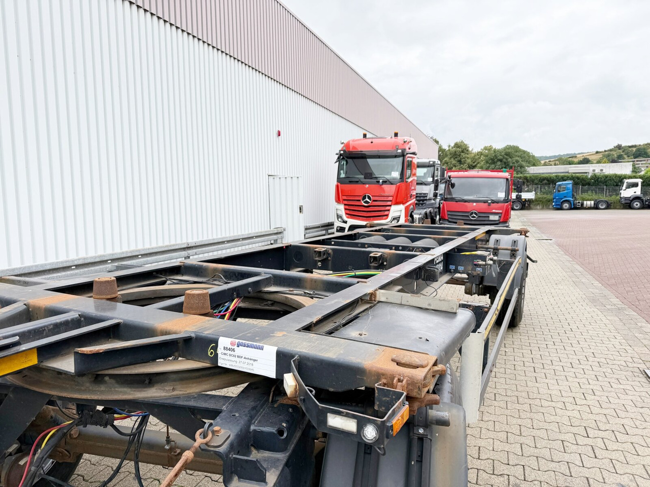 Transporter kontejnera/ Prikolica s izmjenjivim sanducima CIMC DC02 BDF-Anhänger CIMC DC02 BDF-Anhänger: slika Transporter kontejnera/ Prikolica s izmjenjivim sanducima CIMC DC02 BDF-Anhänger CIMC DC02 BDF-Anhänger
