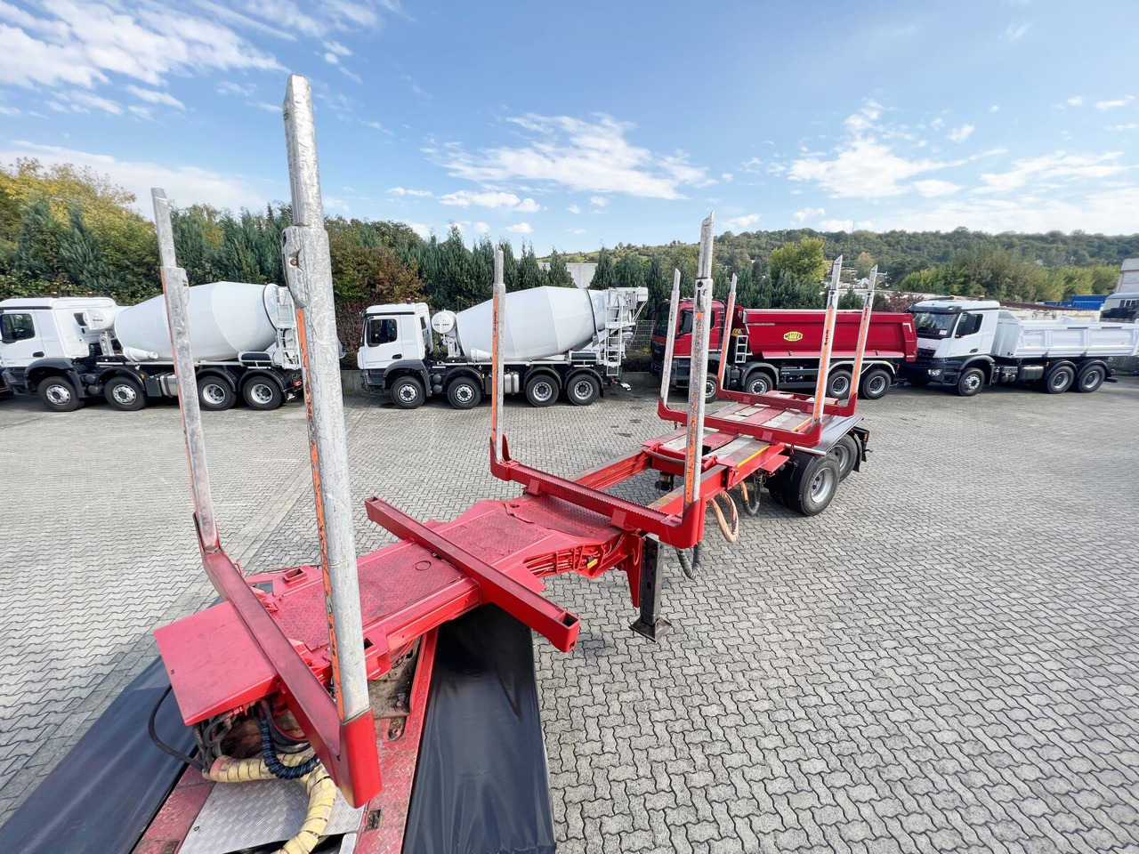 Šumarska poluprikolica Doll A321 A321, Ausziehbar von 10,7m-15,2m, 2x Lenkachse: slika Šumarska poluprikolica Doll A321 A321, Ausziehbar von 10,7m-15,2m, 2x Lenkachse