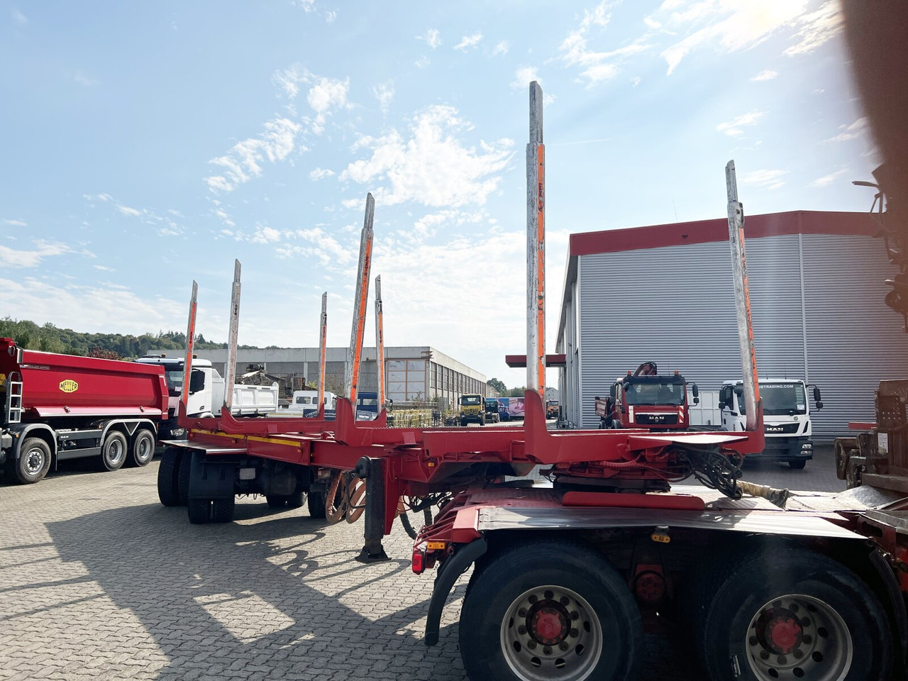 Šumarska poluprikolica Doll A321 A321, Ausziehbar von 10,7m-15,2m, 2x Lenkachse: slika Šumarska poluprikolica Doll A321 A321, Ausziehbar von 10,7m-15,2m, 2x Lenkachse