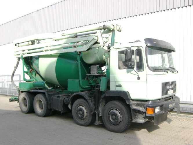 MAN 33.292 8x4 33.292 8x4 Mischer Stetter 7m³ mit Pumpe Schwing 21m, 6-Zylinder - Automješalica: slika MAN 33.292 8x4 33.292 8x4 Mischer Stetter 7m³ mit Pumpe Schwing 21m, 6-Zylinder - Automješalica MAN 33.292 8x4 33.292 8x4 Mischer Stetter 7m³ mit Pumpe Schwing 21m, 6-Zylinder - Automješalica: slika MAN 33.292 8x4 33.292 8x4 Mischer Stetter 7m³ mit Pumpe Schwing 21m, 6-Zylinder - Automješalica