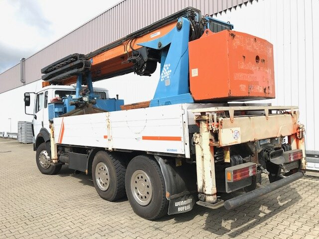 Kamion s kranom, Kamion s otvorenim sandukom Mercedes-Benz 2638 K 6x4 mit Heckkran Palfinger PK 68000 2638 K 6x4 mit Heckkran Palfinger PK 68000: slika Kamion s kranom, Kamion s otvorenim sandukom Mercedes-Benz 2638 K 6x4 mit Heckkran Palfinger PK 68000 2638 K 6x4 mit Heckkran Palfinger PK 68000