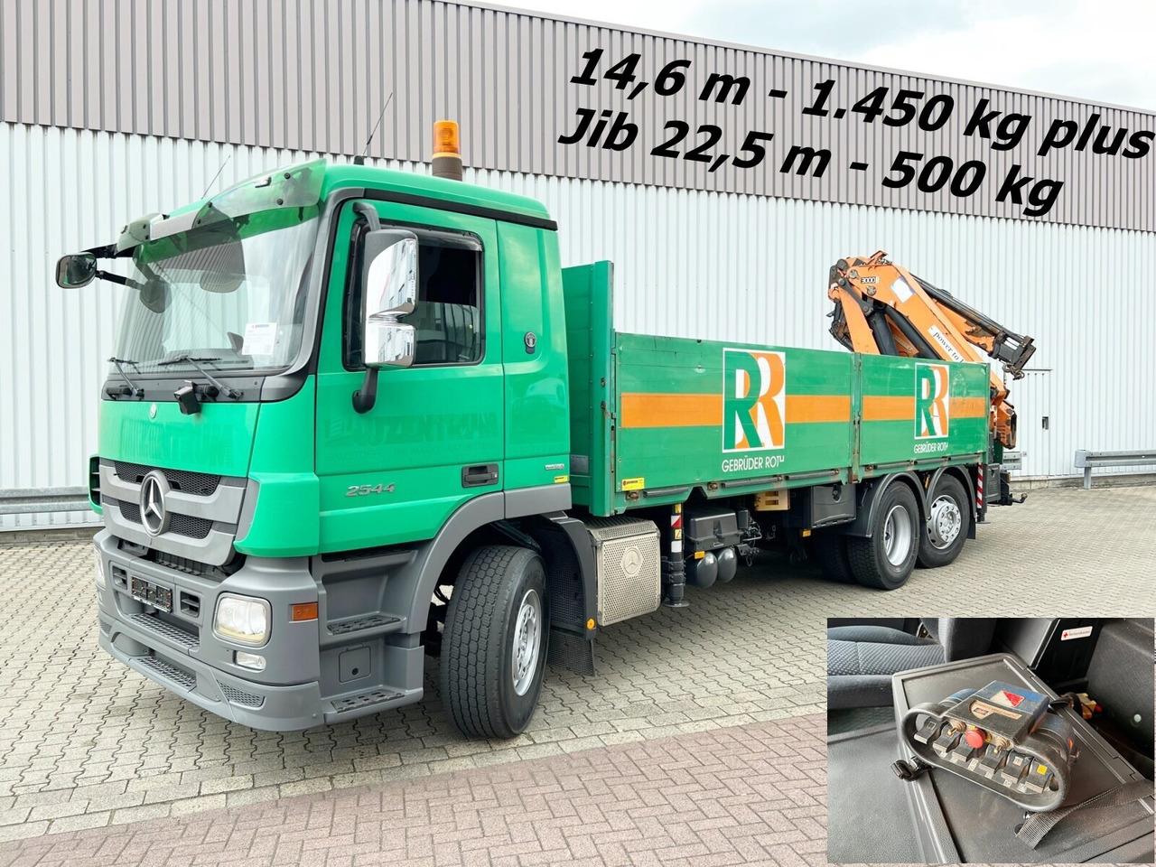 Mercedes-Benz Actros 2544 L 6x2 Actros 2544 L 6x2, Retarder, Lenkachse, Heckkran HMF 3000-K5 + Jip, Funk - Kamion s kranom, Kamion s otvorenim sandukom: slika Mercedes-Benz Actros 2544 L 6x2 Actros 2544 L 6x2, Retarder, Lenkachse, Heckkran HMF 3000-K5 + Jip, Funk - Kamion s kranom, Kamion s otvorenim sandukom Mercedes-Benz Actros 2544 L 6x2 Actros 2544 L 6x2, Retarder, Lenkachse, Heckkran HMF 3000-K5 + Jip, Funk - Kamion s kranom, Kamion s otvorenim sandukom: slika Mercedes-Benz Actros 2544 L 6x2 Actros 2544 L 6x2, Retarder, Lenkachse, Heckkran HMF 3000-K5 + Jip, Funk - Kamion s kranom, Kamion s otvorenim sandukom