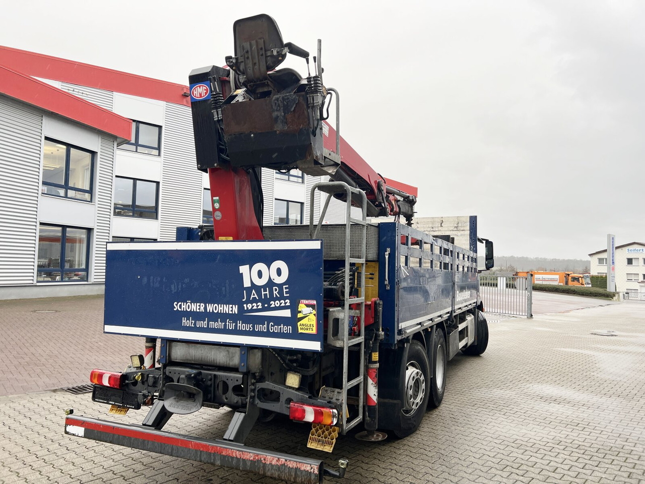 Kamion s kranom, Kamion s otvorenim sandukom Mercedes-Benz Antos 2540 L 6x2 Antos 2540 L 6x2, Lenkachse, HMF 2110-L3 Heckkran: slika Kamion s kranom, Kamion s otvorenim sandukom Mercedes-Benz Antos 2540 L 6x2 Antos 2540 L 6x2, Lenkachse, HMF 2110-L3 Heckkran