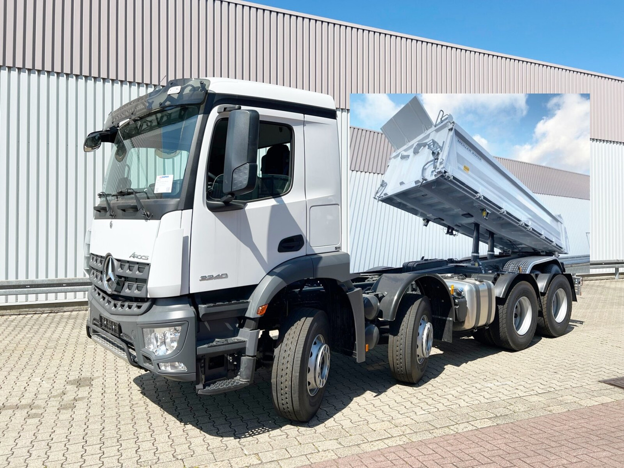 Mercedes-Benz Arocs 3240 8x4 Arocs 3240 8x4, Meiller 3-Seiten Kipper, ca. 14m³ - Kiper: slika Mercedes-Benz Arocs 3240 8x4 Arocs 3240 8x4, Meiller 3-Seiten Kipper, ca. 14m³ - Kiper Mercedes-Benz Arocs 3240 8x4 Arocs 3240 8x4, Meiller 3-Seiten Kipper, ca. 14m³ - Kiper: slika Mercedes-Benz Arocs 3240 8x4 Arocs 3240 8x4, Meiller 3-Seiten Kipper, ca. 14m³ - Kiper