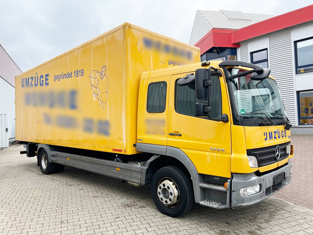 Kamion sandučar Mercedes-Benz Atego 1224 L 4x2 Atego 1224 L, Möbelkoffer, Dautel LBW, 42 cbm: slika Kamion sandučar Mercedes-Benz Atego 1224 L 4x2 Atego 1224 L, Möbelkoffer, Dautel LBW, 42 cbm