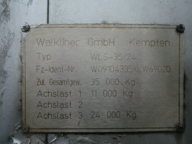 WLS 35/24 WALKLINER WLS 35/24, Walkingfloor mit Klappen linke Seite ca. 87m³ - Poluprikolica s pokretnim podom: slika WLS 35/24 WALKLINER WLS 35/24, Walkingfloor mit Klappen linke Seite ca. 87m³ - Poluprikolica s pokretnim podom WLS 35/24 WALKLINER WLS 35/24, Walkingfloor mit Klappen linke Seite ca. 87m³ - Poluprikolica s pokretnim podom: slika WLS 35/24 WALKLINER WLS 35/24, Walkingfloor mit Klappen linke Seite ca. 87m³ - Poluprikolica s pokretnim podom