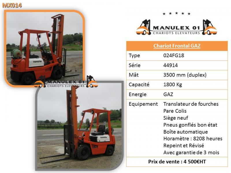 Toyota 024FG18 - Viličar: slika  Toyota 024FG18 - Viličar Toyota 024FG18 - Viličar: slika  Toyota 024FG18 - Viličar