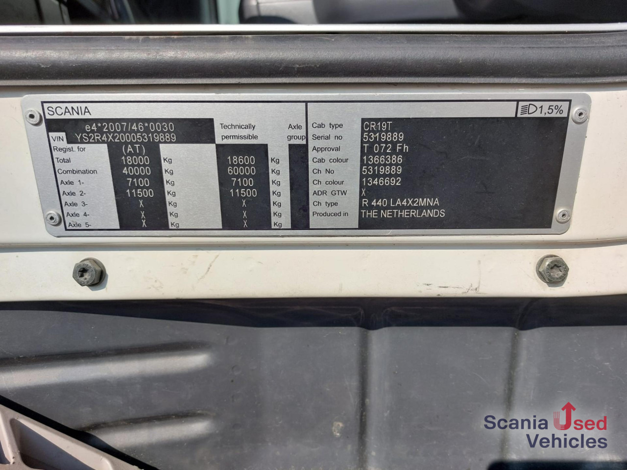 SCANIA R 440 LA4x2MNA E6 Topline - Tegljač: slika SCANIA R 440 LA4x2MNA E6 Topline - Tegljač SCANIA R 440 LA4x2MNA E6 Topline - Tegljač: slika SCANIA R 440 LA4x2MNA E6 Topline - Tegljač