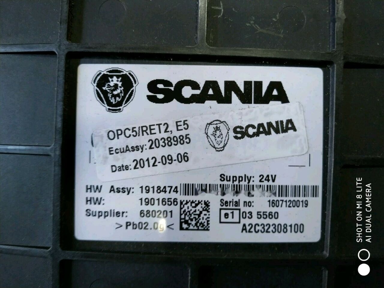 OPC5 / RET2 2038984 Scania truck - Upravljačka jedinica (ECU) za Kamion: slika OPC5 / RET2 2038984 Scania truck - Upravljačka jedinica (ECU) za Kamion OPC5 / RET2 2038984 Scania truck - Upravljačka jedinica (ECU) za Kamion: slika OPC5 / RET2 2038984 Scania truck - Upravljačka jedinica (ECU) za Kamion
