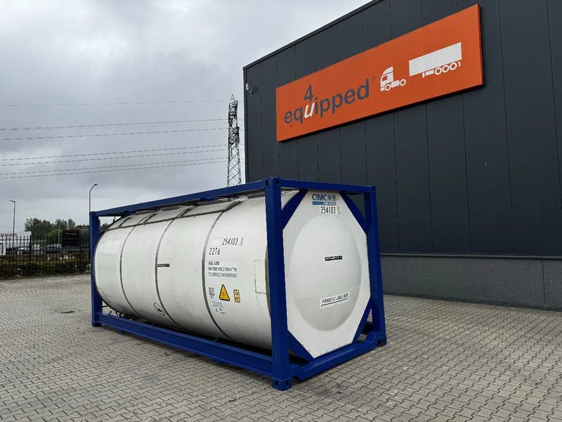 CIMC 20FT ISO, 25.050L / 1-COMP / 3 BAFFELS / T11 / 4 manholes / ADR valid until 04/2027 - Tank kontejner: slika CIMC 20FT ISO, 25.050L / 1-COMP / 3 BAFFELS / T11 / 4 manholes / ADR valid until 04/2027 - Tank kontejner CIMC 20FT ISO, 25.050L / 1-COMP / 3 BAFFELS / T11 / 4 manholes / ADR valid until 04/2027 - Tank kontejner: slika CIMC 20FT ISO, 25.050L / 1-COMP / 3 BAFFELS / T11 / 4 manholes / ADR valid until 04/2027 - Tank kontejner