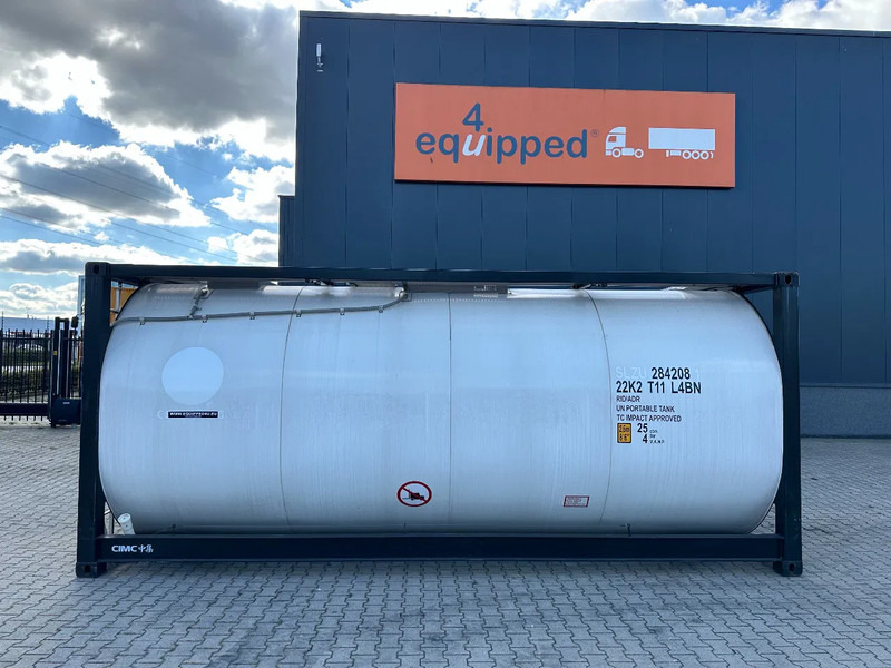 CIMC NEW / UNUSED, for FOOD STUFF or CHEMICAL, 20FT ISO, 25.030L, L4BN, UN Portable, T11, test: 1-2027 - Tank kontejner: slika CIMC NEW / UNUSED, for FOOD STUFF or CHEMICAL, 20FT ISO, 25.030L, L4BN, UN Portable, T11, test: 1-2027 - Tank kontejner CIMC NEW / UNUSED, for FOOD STUFF or CHEMICAL, 20FT ISO, 25.030L, L4BN, UN Portable, T11, test: 1-2027 - Tank kontejner: slika CIMC NEW / UNUSED, for FOOD STUFF or CHEMICAL, 20FT ISO, 25.030L, L4BN, UN Portable, T11, test: 1-2027 - Tank kontejner