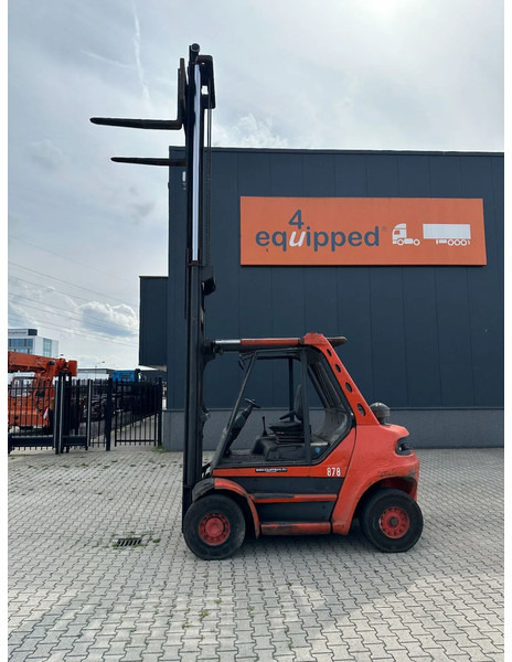 Linde H80D-03 FORKLIFT, 8000KG, duplex, 6 cil. Deutz diesel, 12.200hrs, - Diesel viličar: slika Linde H80D-03 FORKLIFT, 8000KG, duplex, 6 cil. Deutz diesel, 12.200hrs, - Diesel viličar Linde H80D-03 FORKLIFT, 8000KG, duplex, 6 cil. Deutz diesel, 12.200hrs, - Diesel viličar: slika Linde H80D-03 FORKLIFT, 8000KG, duplex, 6 cil. Deutz diesel, 12.200hrs, - Diesel viličar