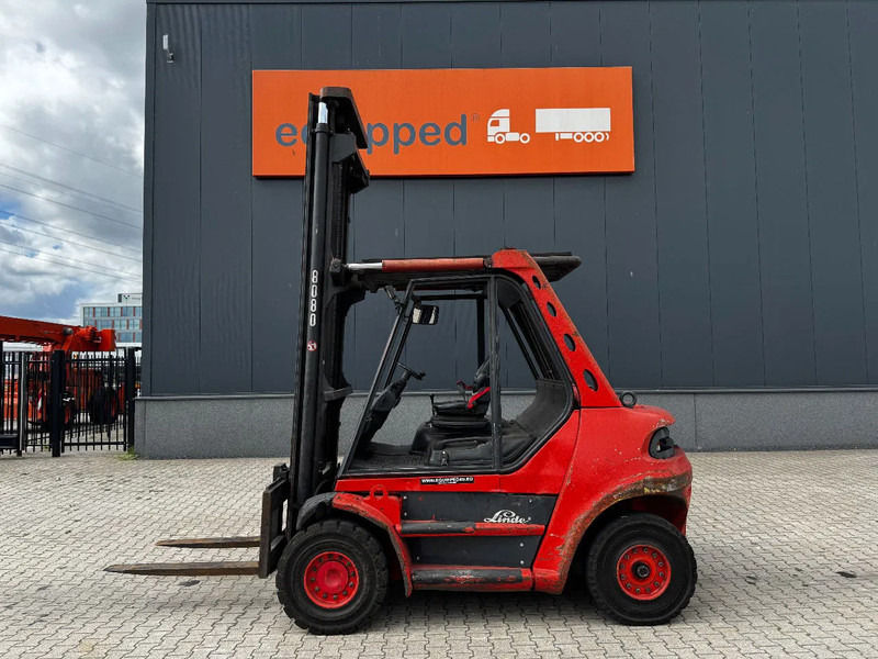 Linde H80D FORKLIFT, 8000KG, duplex, 6 cil. Deutz diesel, 14.934hrs, - Diesel viličar: slika Linde H80D FORKLIFT, 8000KG, duplex, 6 cil. Deutz diesel, 14.934hrs, - Diesel viličar Linde H80D FORKLIFT, 8000KG, duplex, 6 cil. Deutz diesel, 14.934hrs, - Diesel viličar: slika Linde H80D FORKLIFT, 8000KG, duplex, 6 cil. Deutz diesel, 14.934hrs, - Diesel viličar