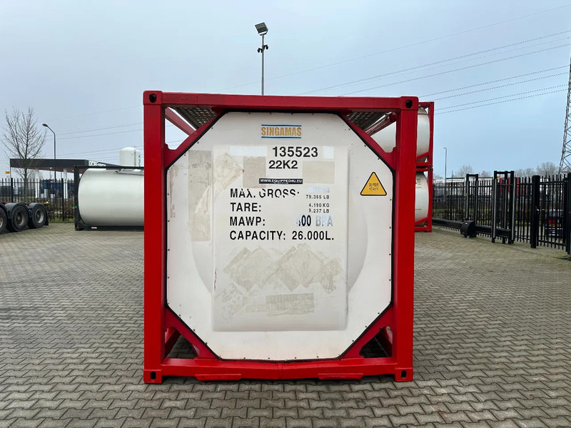 SINGAMAS 20FT ISO, 26.000L/1-COMP/3 BAFFELS/3 manholes, 5Y inspection: 06/2027 - Tank kontejner: slika SINGAMAS 20FT ISO, 26.000L/1-COMP/3 BAFFELS/3 manholes, 5Y inspection: 06/2027 - Tank kontejner SINGAMAS 20FT ISO, 26.000L/1-COMP/3 BAFFELS/3 manholes, 5Y inspection: 06/2027 - Tank kontejner: slika SINGAMAS 20FT ISO, 26.000L/1-COMP/3 BAFFELS/3 manholes, 5Y inspection: 06/2027 - Tank kontejner