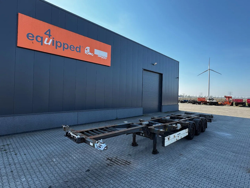 Schmitz Cargobull 40FT HC-chassis, SAF + disc, liftaxle, extendable at the rear, NL-chassis - Transporter kontejnera/ Poluprikolica s izmjenjivim sanducima: slika Schmitz Cargobull 40FT HC-chassis, SAF + disc, liftaxle, extendable at the rear, NL-chassis - Transporter kontejnera/ Poluprikolica s izmjenjivim sanducima Schmitz Cargobull 40FT HC-chassis, SAF + disc, liftaxle, extendable at the rear, NL-chassis - Transporter kontejnera/ Poluprikolica s izmjenjivim sanducima: slika Schmitz Cargobull 40FT HC-chassis, SAF + disc, liftaxle, extendable at the rear, NL-chassis - Transporter kontejnera/ Poluprikolica s izmjenjivim sanducima