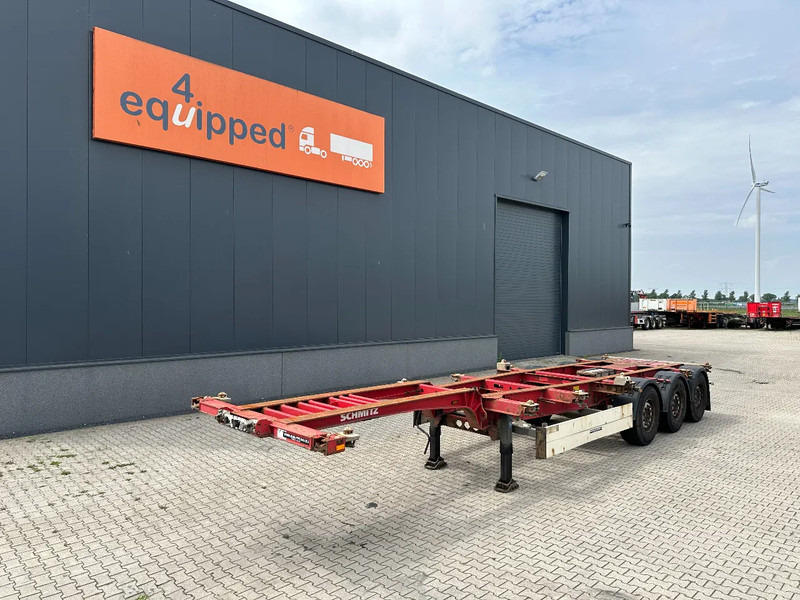 Schmitz Cargobull SCF 24 G MX 40FT HC-chassis, discbrakes, liftaxle, extendable at the rear, NL-chassis - Transporter kontejnera/ Poluprikolica s izmjenjivim sanducima: slika Schmitz Cargobull SCF 24 G MX 40FT HC-chassis, discbrakes, liftaxle, extendable at the rear, NL-chassis - Transporter kontejnera/ Poluprikolica s izmjenjivim sanducima Schmitz Cargobull SCF 24 G MX 40FT HC-chassis, discbrakes, liftaxle, extendable at the rear, NL-chassis - Transporter kontejnera/ Poluprikolica s izmjenjivim sanducima: slika Schmitz Cargobull SCF 24 G MX 40FT HC-chassis, discbrakes, liftaxle, extendable at the rear, NL-chassis - Transporter kontejnera/ Poluprikolica s izmjenjivim sanducima