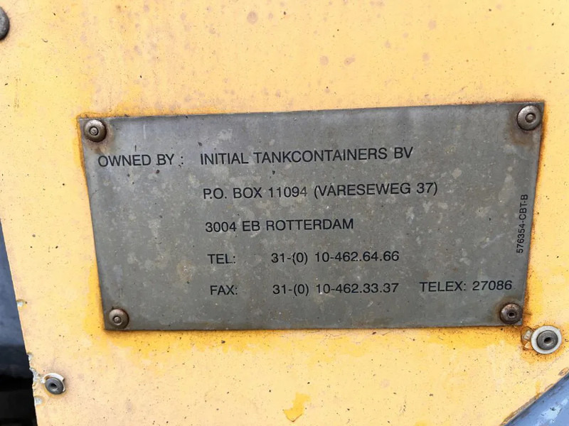 Cisterna za skladištenje za prijevoz goriva Welfit Oddy ISO, 23.870L, 20FT ISO, UN Portable T11, valid 5Y+CSC inspection: 06/2026, payload: 32.280kg: slika Cisterna za skladištenje za prijevoz goriva Welfit Oddy ISO, 23.870L, 20FT ISO, UN Portable T11, valid 5Y+CSC inspection: 06/2026, payload: 32.280kg