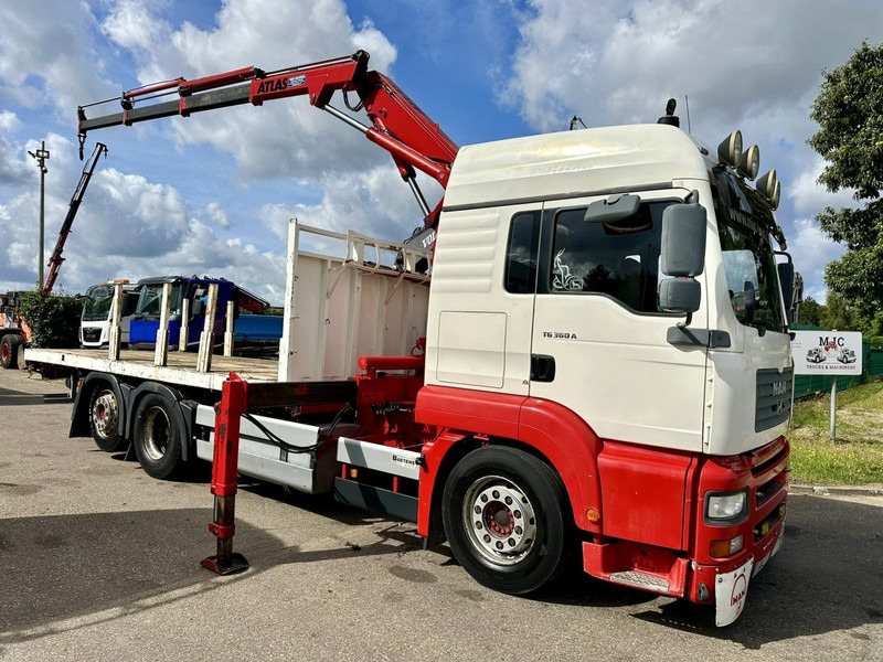 MAN TG 360 A 6x2 + KRAN ATLAS 100.1 A3 - PLATFORM 5m80 - E3 - LIFT-AXLE - FULL AIR SUSPENSION - ZF AS TRONIC - BE TRUCK - Kamion s otvorenim sandukom, Kamion s kranom: slika MAN TG 360 A 6x2 + KRAN ATLAS 100.1 A3 - PLATFORM 5m80 - E3 - LIFT-AXLE - FULL AIR SUSPENSION - ZF AS TRONIC - BE TRUCK - Kamion s otvorenim sandukom, Kamion s kranom MAN TG 360 A 6x2 + KRAN ATLAS 100.1 A3 - PLATFORM 5m80 - E3 - LIFT-AXLE - FULL AIR SUSPENSION - ZF AS TRONIC - BE TRUCK - Kamion s otvorenim sandukom, Kamion s kranom: slika MAN TG 360 A 6x2 + KRAN ATLAS 100.1 A3 - PLATFORM 5m80 - E3 - LIFT-AXLE - FULL AIR SUSPENSION - ZF AS TRONIC - BE TRUCK - Kamion s otvorenim sandukom, Kamion s kranom