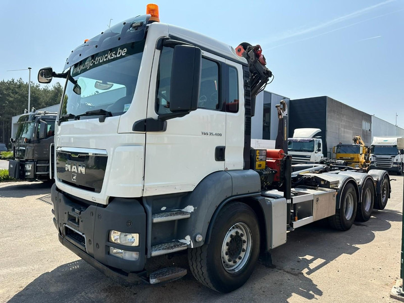 MAN TGS 35.400 8x4 TRIDEM HOOKLIFT T22 + CRANE PALFINGER PK 18001 EH + RADIO - EURO 5 - LIFT/STEERING AXLE - BE TRUCK - Kamion s kukastom dizalicom, Kamion s kranom: slika MAN TGS 35.400 8x4 TRIDEM HOOKLIFT T22 + CRANE PALFINGER PK 18001 EH + RADIO - EURO 5 - LIFT/STEERING AXLE - BE TRUCK - Kamion s kukastom dizalicom, Kamion s kranom MAN TGS 35.400 8x4 TRIDEM HOOKLIFT T22 + CRANE PALFINGER PK 18001 EH + RADIO - EURO 5 - LIFT/STEERING AXLE - BE TRUCK - Kamion s kukastom dizalicom, Kamion s kranom: slika MAN TGS 35.400 8x4 TRIDEM HOOKLIFT T22 + CRANE PALFINGER PK 18001 EH + RADIO - EURO 5 - LIFT/STEERING AXLE - BE TRUCK - Kamion s kukastom dizalicom, Kamion s kranom