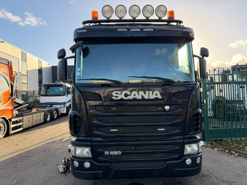 Scania G420 6x2 TIPPER + CRANE PALFINGER PK22002 C (4x) + GRABBER - LIFT + STEERING AXLE - DAMAGED CRANE - Kiper, Kamion s kranom: slika Scania G420 6x2 TIPPER + CRANE PALFINGER PK22002 C (4x) + GRABBER - LIFT + STEERING AXLE - DAMAGED CRANE - Kiper, Kamion s kranom Scania G420 6x2 TIPPER + CRANE PALFINGER PK22002 C (4x) + GRABBER - LIFT + STEERING AXLE - DAMAGED CRANE - Kiper, Kamion s kranom: slika Scania G420 6x2 TIPPER + CRANE PALFINGER PK22002 C (4x) + GRABBER - LIFT + STEERING AXLE - DAMAGED CRANE - Kiper, Kamion s kranom