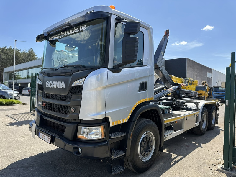 Scania G450 XT 6X4 AJK HAAKSYSTEEM 20T - 5760mm - WB 3m90 - HUB REDUCTION / STEEL SUSPENSION - EURO 6 - BE TRUCK - Kamion s kukastom dizalicom: slika Scania G450 XT 6X4 AJK HAAKSYSTEEM 20T - 5760mm - WB 3m90 - HUB REDUCTION / STEEL SUSPENSION - EURO 6 - BE TRUCK - Kamion s kukastom dizalicom Scania G450 XT 6X4 AJK HAAKSYSTEEM 20T - 5760mm - WB 3m90 - HUB REDUCTION / STEEL SUSPENSION - EURO 6 - BE TRUCK - Kamion s kukastom dizalicom: slika Scania G450 XT 6X4 AJK HAAKSYSTEEM 20T - 5760mm - WB 3m90 - HUB REDUCTION / STEEL SUSPENSION - EURO 6 - BE TRUCK - Kamion s kukastom dizalicom