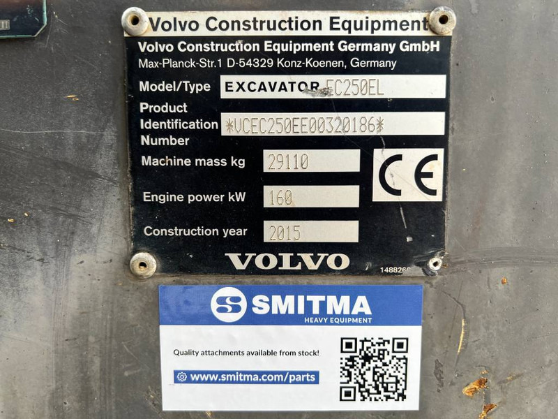 Volvo EC250E L - Bager gusjeničar: slika Volvo EC250E L - Bager gusjeničar Volvo EC250E L - Bager gusjeničar: slika Volvo EC250E L - Bager gusjeničar