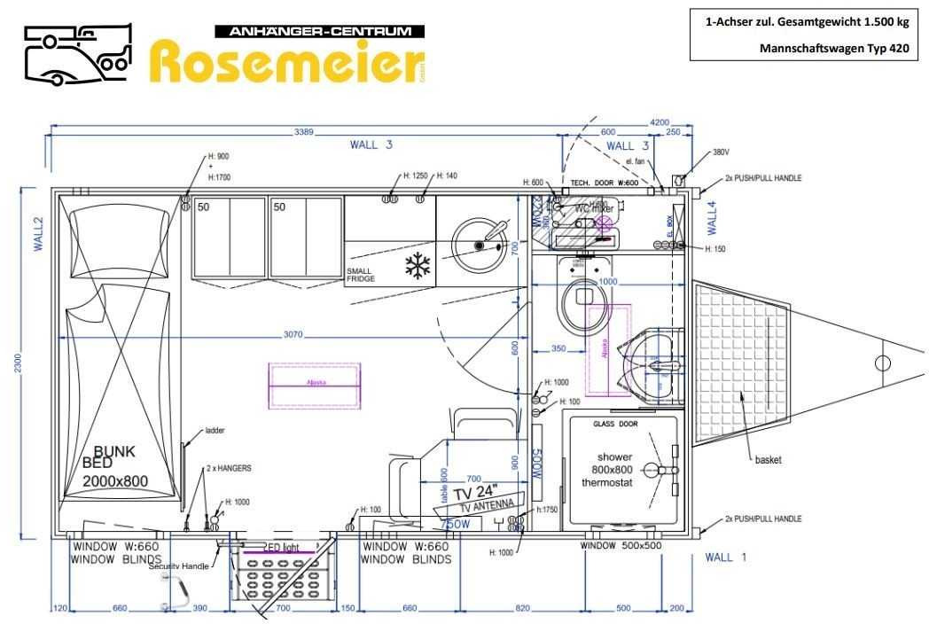 ROSEMEIER ER Mannschaftswagen 420 Mannschaftswagen - Građevinski kontejner, Prikolica: slika ROSEMEIER ER Mannschaftswagen 420 Mannschaftswagen - Građevinski kontejner, Prikolica ROSEMEIER ER Mannschaftswagen 420 Mannschaftswagen - Građevinski kontejner, Prikolica: slika ROSEMEIER ER Mannschaftswagen 420 Mannschaftswagen - Građevinski kontejner, Prikolica