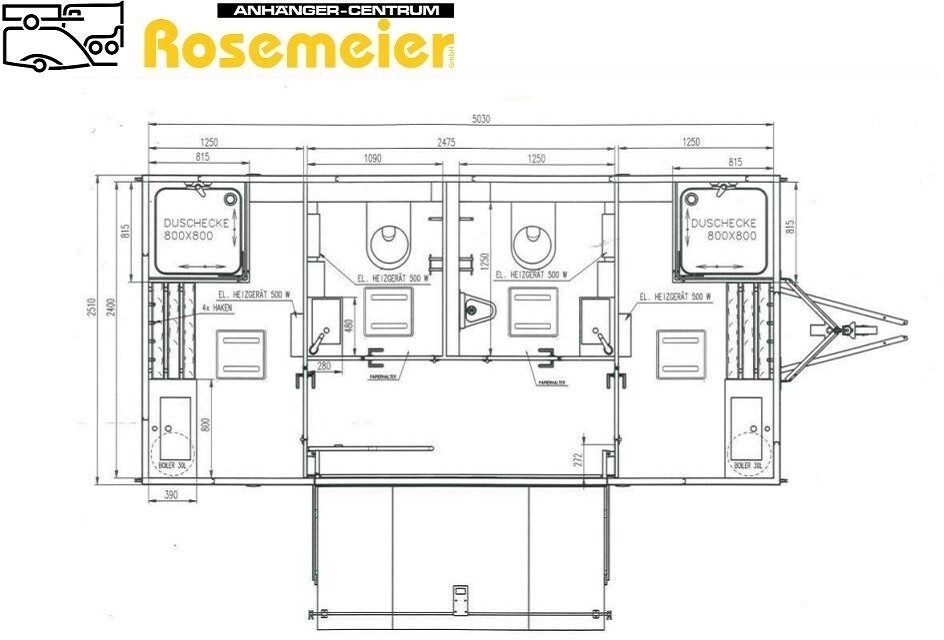 ROSEMEIER VE Dusch+WC Kombi 3 Toilettenanhänger - Građevinski kontejner, Prikolica: slika ROSEMEIER VE Dusch+WC Kombi 3 Toilettenanhänger - Građevinski kontejner, Prikolica ROSEMEIER VE Dusch+WC Kombi 3 Toilettenanhänger - Građevinski kontejner, Prikolica: slika ROSEMEIER VE Dusch+WC Kombi 3 Toilettenanhänger - Građevinski kontejner, Prikolica