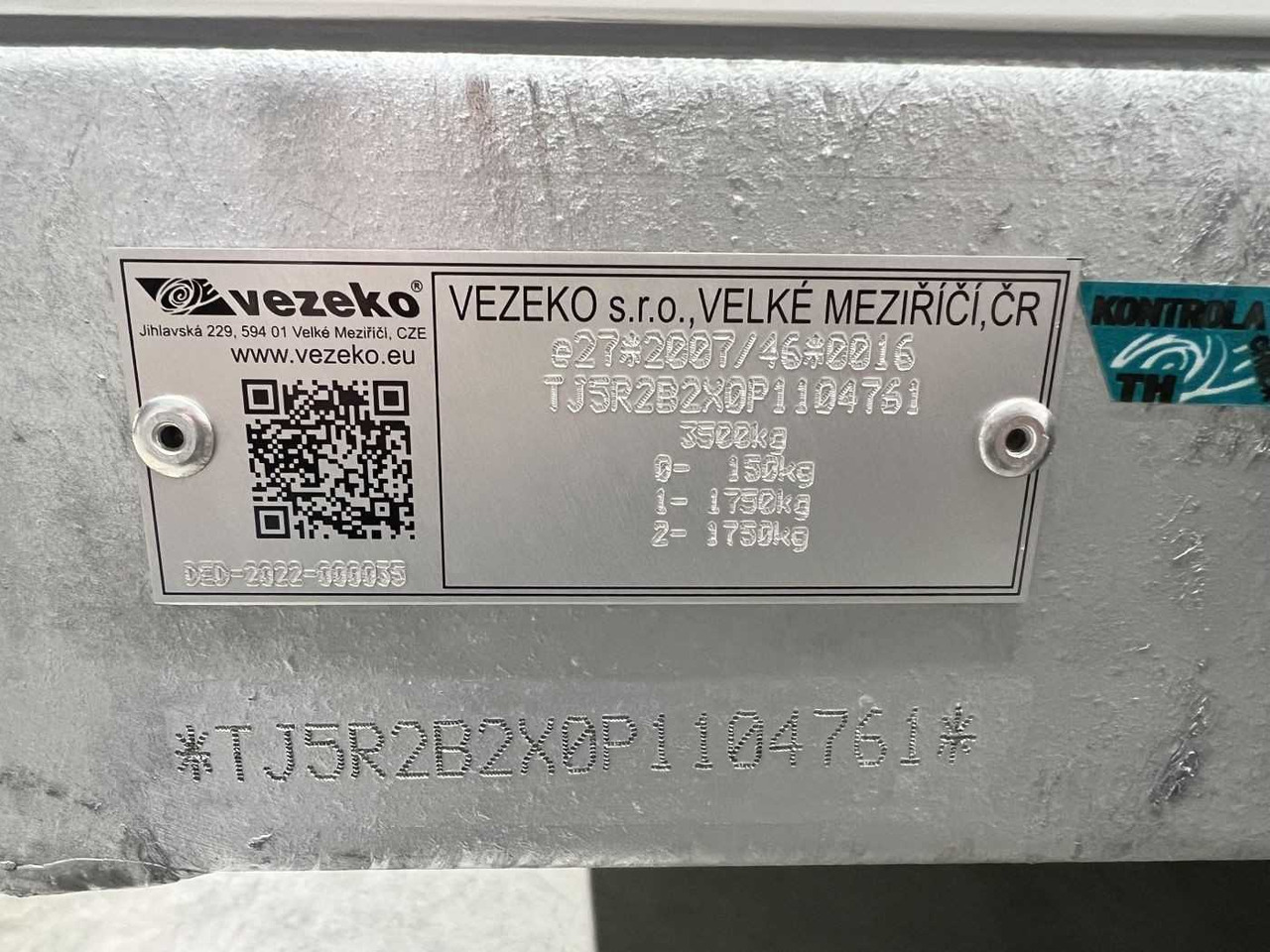 Novi Prikolica sa zatvorenim sandukom VEZEKO Husky FB K 35.40 Abs Kofferanhänger Kofferanhänger: slika Novi Prikolica sa zatvorenim sandukom VEZEKO Husky FB K 35.40 Abs Kofferanhänger Kofferanhänger