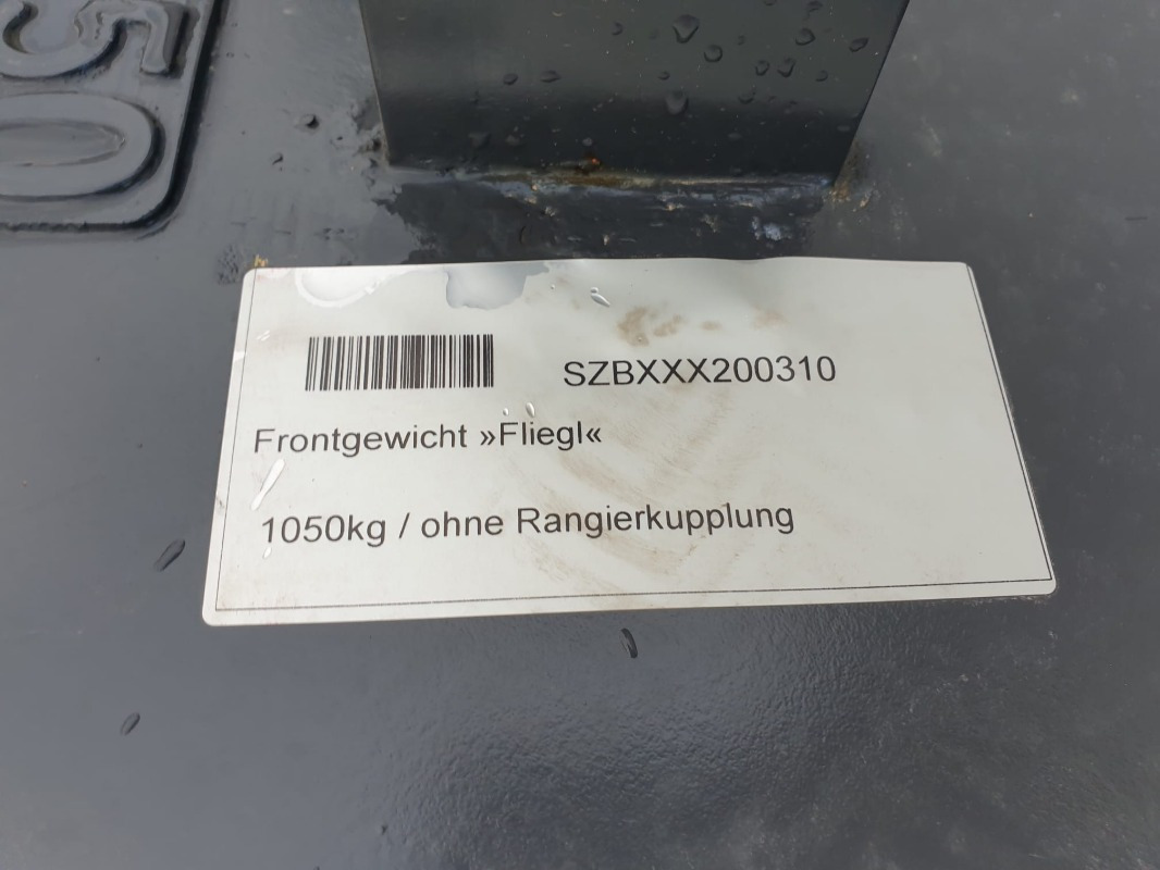 Fliegl GEWICHT 1.050KG - Protuuteg: slika Fliegl GEWICHT 1.050KG - Protuuteg Fliegl GEWICHT 1.050KG - Protuuteg: slika Fliegl GEWICHT 1.050KG - Protuuteg
