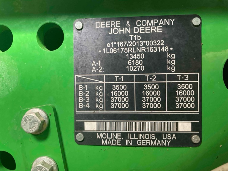 John Deere 6R 175 - Traktor: slika John Deere 6R 175 - Traktor John Deere 6R 175 - Traktor: slika John Deere 6R 175 - Traktor