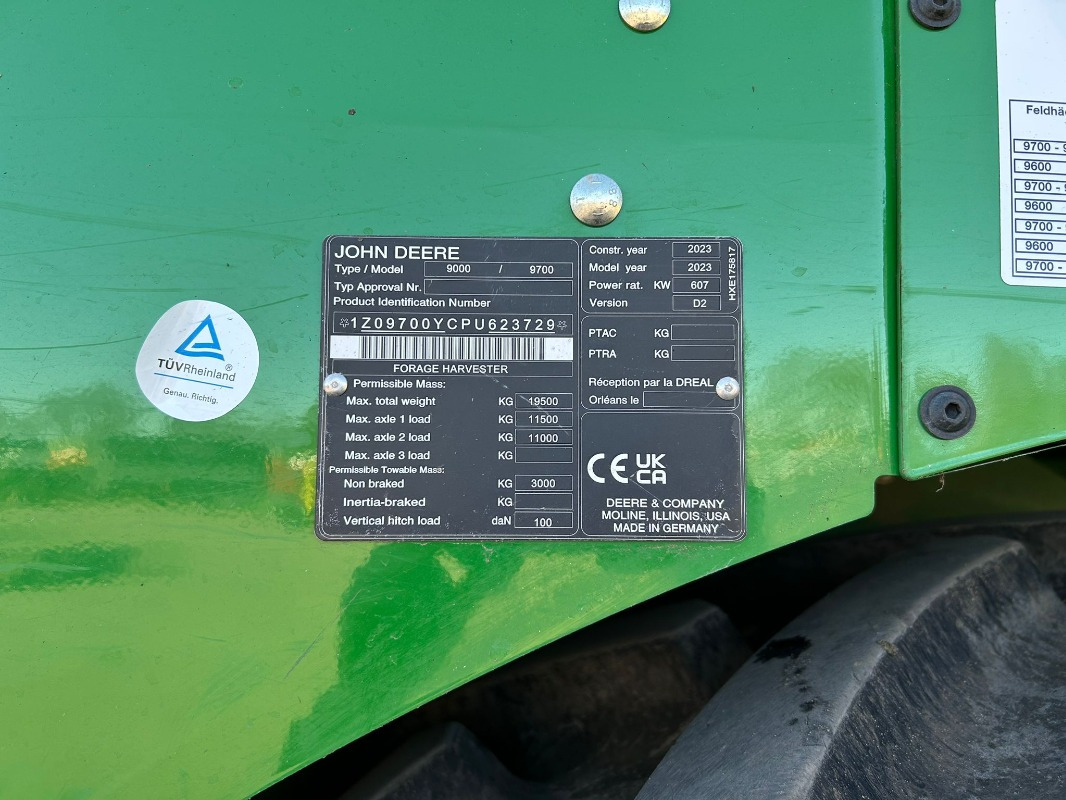 Kombajn John Deere 9700i: slika Kombajn John Deere 9700i