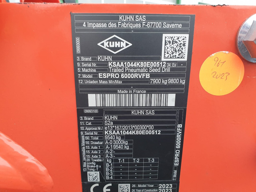 Kuhn ESPRO6000 - Sijačica: slika Kuhn ESPRO6000 - Sijačica Kuhn ESPRO6000 - Sijačica: slika Kuhn ESPRO6000 - Sijačica