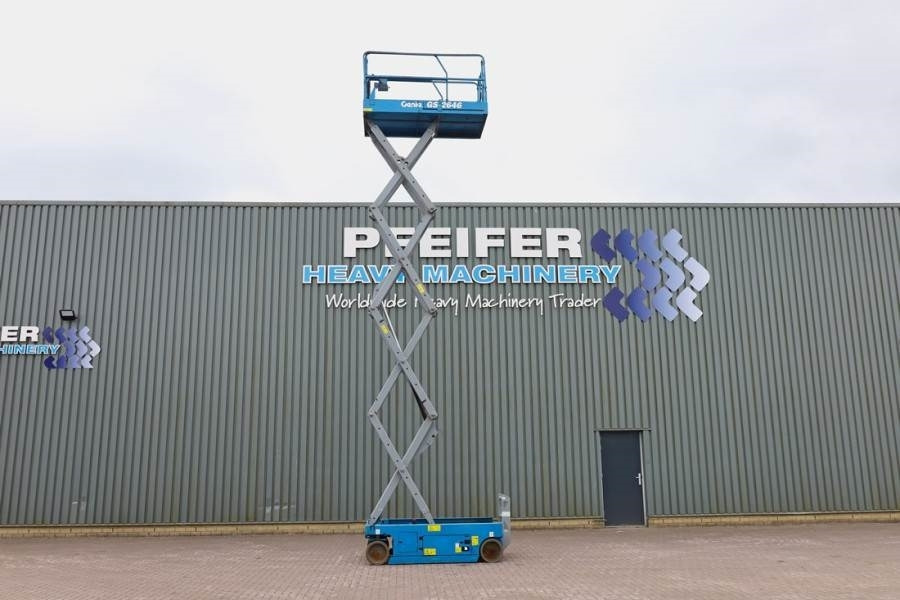 Genie GS2646 Electric, Working Height 9.80m, Capacity 45 - Škarasta podizna platforma: slika Genie GS2646 Electric, Working Height 9.80m, Capacity 45 - Škarasta podizna platforma Genie GS2646 Electric, Working Height 9.80m, Capacity 45 - Škarasta podizna platforma: slika Genie GS2646 Electric, Working Height 9.80m, Capacity 45 - Škarasta podizna platforma