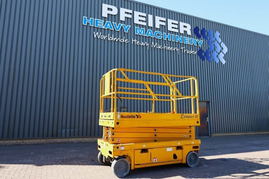 Haulotte Compact 10 Electric, 10m Working Height, 450kg Cap - Škarasta podizna platforma: slika Haulotte Compact 10 Electric, 10m Working Height, 450kg Cap - Škarasta podizna platforma Haulotte Compact 10 Electric, 10m Working Height, 450kg Cap - Škarasta podizna platforma: slika Haulotte Compact 10 Electric, 10m Working Height, 450kg Cap - Škarasta podizna platforma